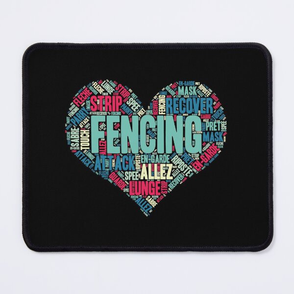 Item preview, Fencing Heart Saber Epee Fence Gift product designed and sold by theodoros20.