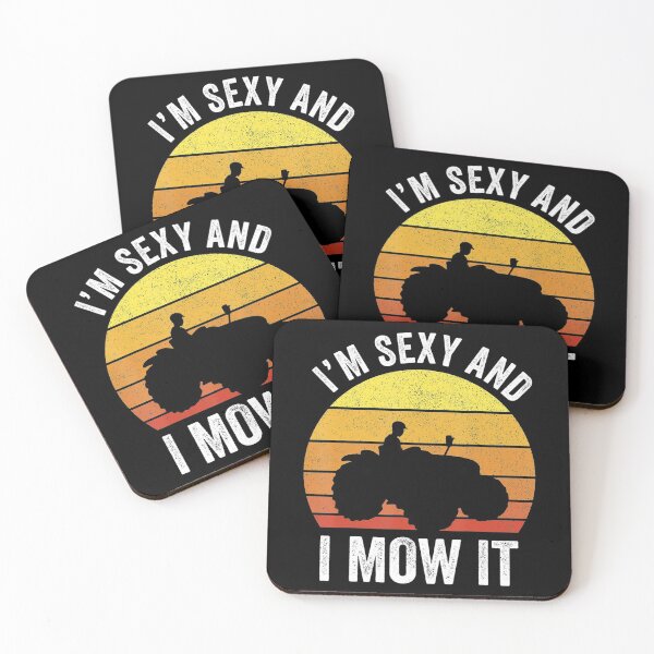 Item preview, Retro Im Sexy And I Mow It Landscaping Lawn Mowing designed and sold by HanneloreJordan.