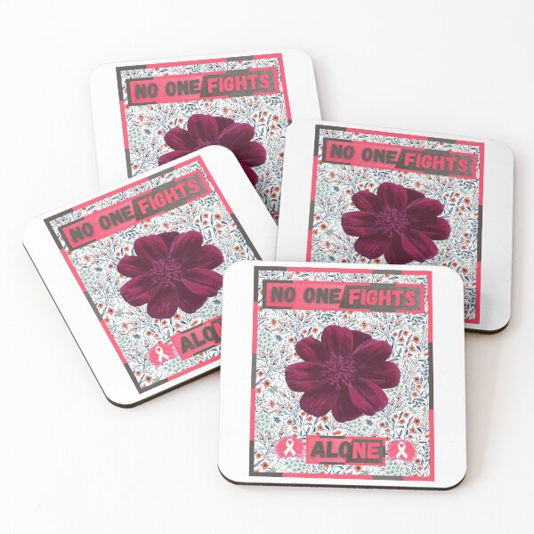 Item preview, No one fights alone - Colorful compositions, fight against cancer designed and sold by AdvanceDesign.