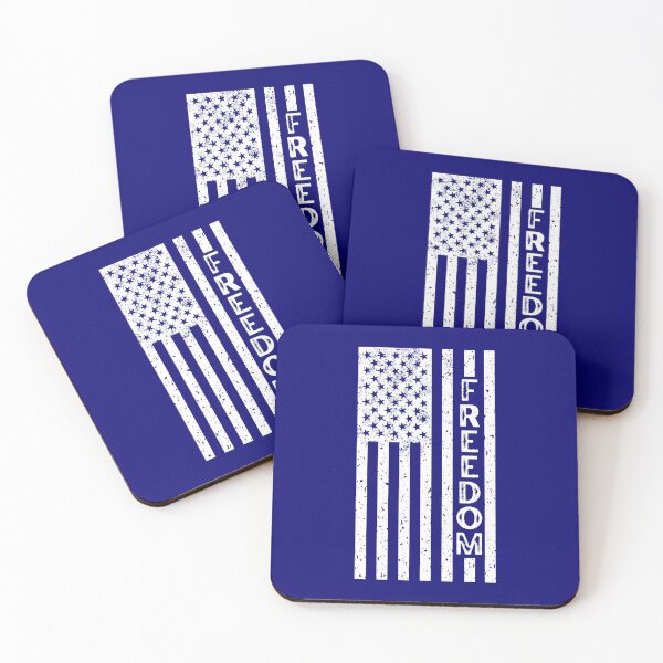 Item preview, distressed white american flag  designed and sold by Dunn Designs.