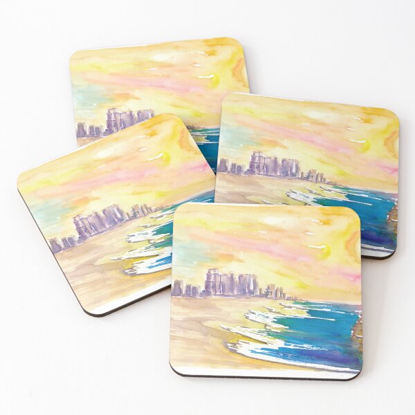 Item preview, Crashing Waves in the Morning in North Beach Miami Florida designed and sold by artshop77.
