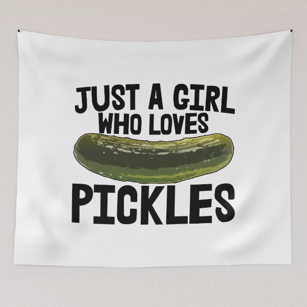 Item preview, Just A Girl Who Loves Pickles designed and sold by Bendthetrend.