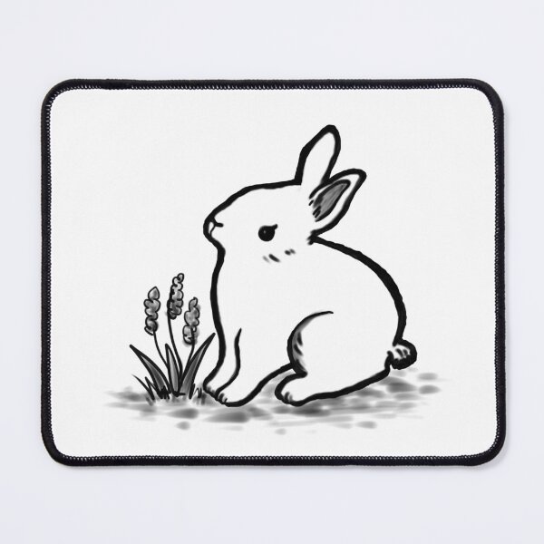 Item preview, A cute little white rabbit designed and sold by ApiladaV.