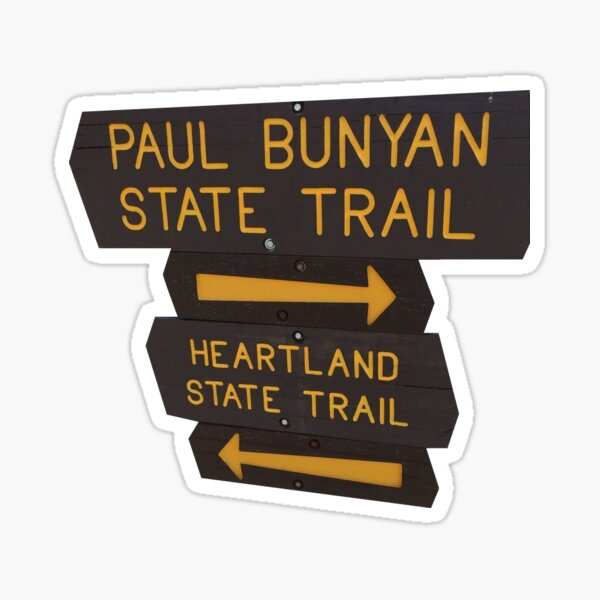 Item preview, Paul Bunyan State trail  designed and sold by Broken Antler Designs .