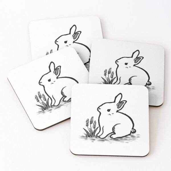 Item preview, A cute little white rabbit  designed and sold by ApiladaV.