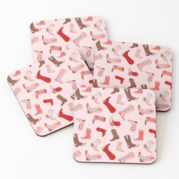 Item preview, Boot Scootin in San Antonio Rose - Western cowboy boot heart pattern designed and sold by wildhunt.