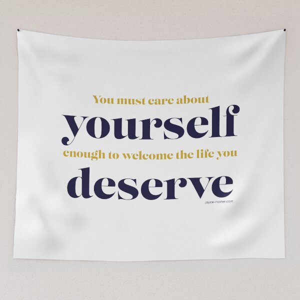 Item preview, Welcome the Life You Deserve designed and sold by JoyceMarter.