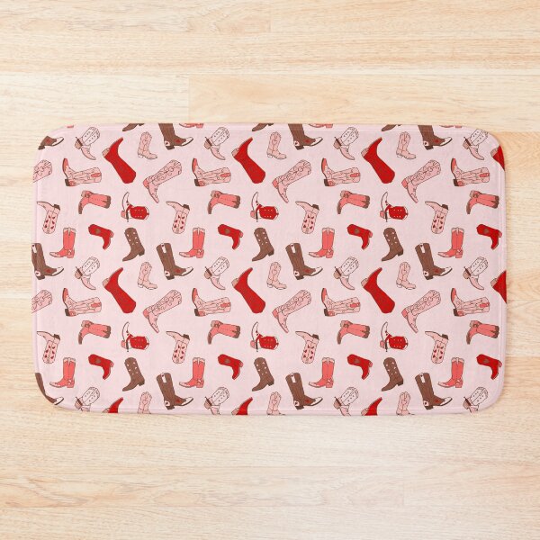 Item preview, Boot Scootin in San Antonio Rose - Western cowboy boot heart pattern designed and sold by wildhunt.