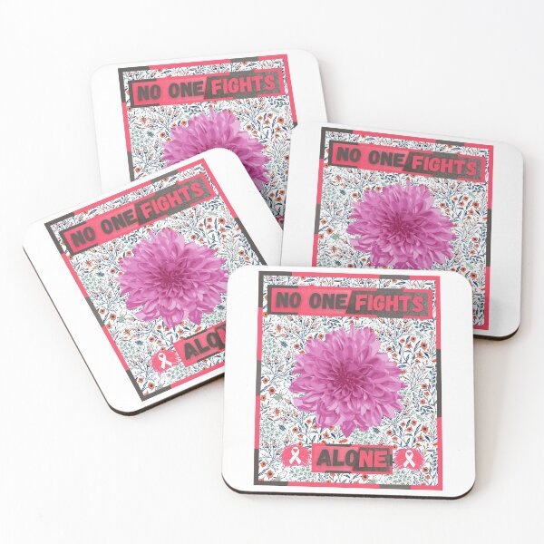 Item preview, No one fights alone - Colorful compositions, fight against cancer designed and sold by AdvanceDesign.
