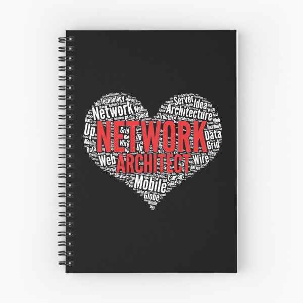 Item preview, Network Architect Heart Shape Word Cloud Design design designed and sold by theodoros20.