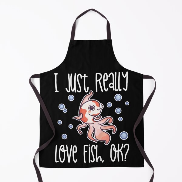 Item preview, I Just Really Love Fish, OK? print designed and sold by theodoros20.