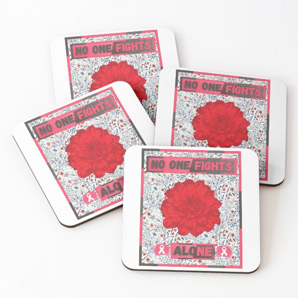 Item preview, No one fights alone - Colorful compositions, fight against cancer designed and sold by AdvanceDesign.