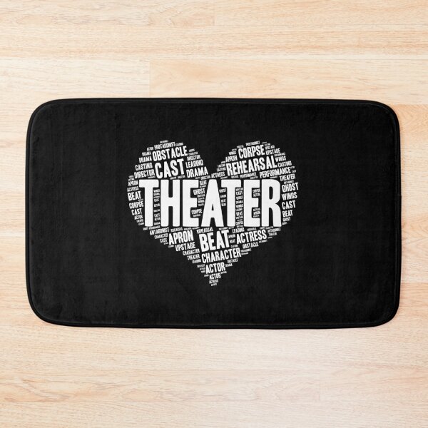 Item preview, Theater Gifts Heart Drama Love Actress Actor design designed and sold by theodoros20.