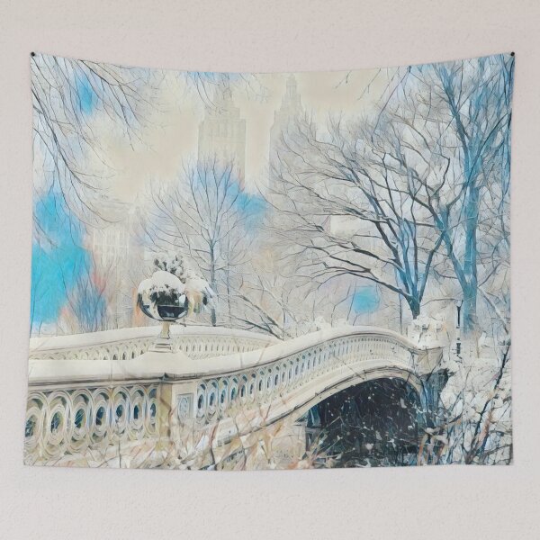 Item preview, New York during Christmas designed and sold by AnnaAndVibes.