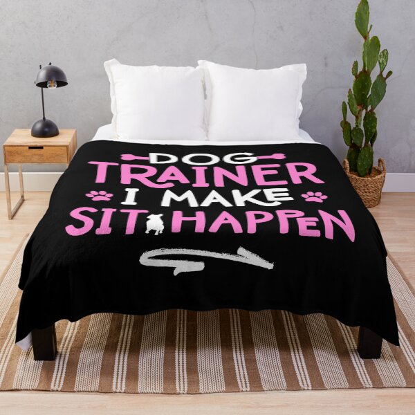 Item preview, Womens Dog Trainer I Make Sit Happen - Funny Girl Pet Training design designed and sold by theodoros20.