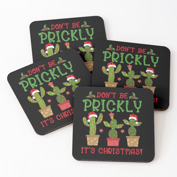 Item preview, Don't Be Prickly It's Christmas! designed and sold by angelusdark.