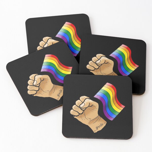 Item preview, Pride Flag Hand - LGBT Gay Month design designed and sold by theodoros20.