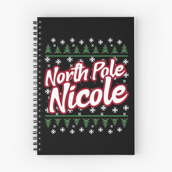Item preview, North Pole Nicole Christmas Party Name Group Graphic designed and sold by GO SHIRT-TEE.