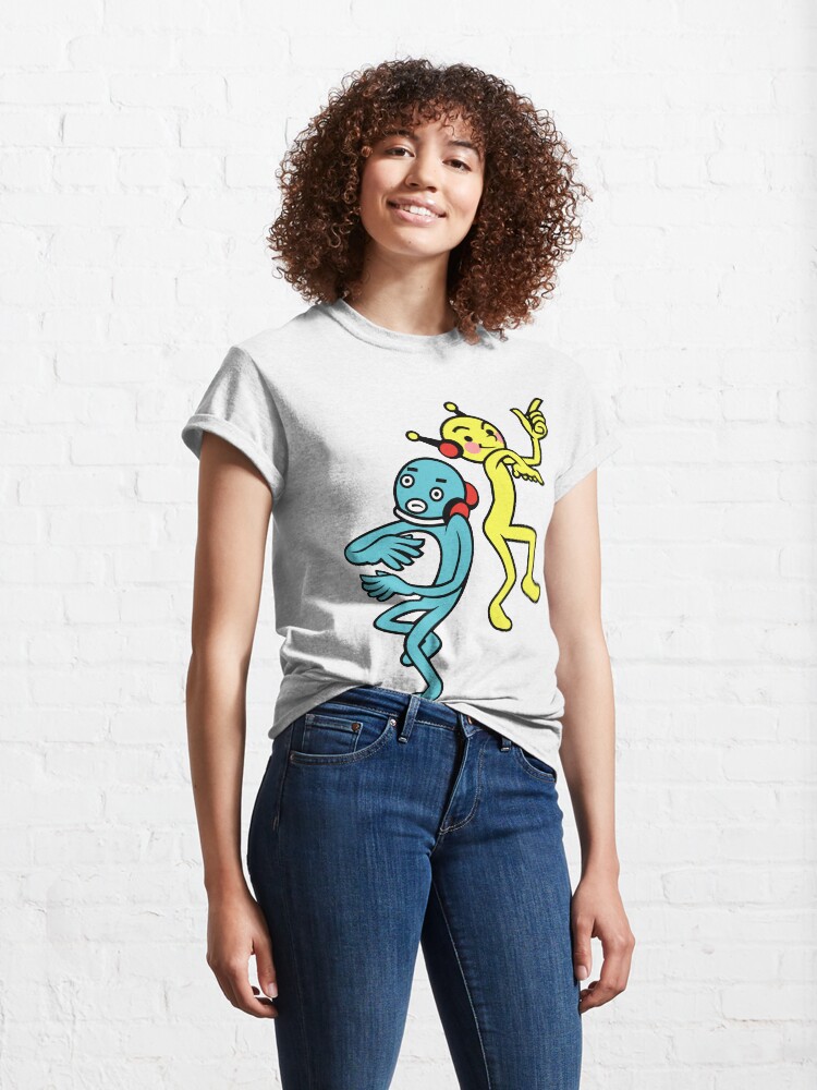 Alternate view of DJ Yellow and Student - Rhythm Heaven Classic T-Shirt