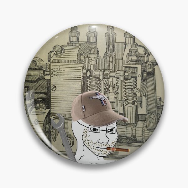 Item preview, Wojak Mechanic  designed and sold by CrazyMadInsano.
