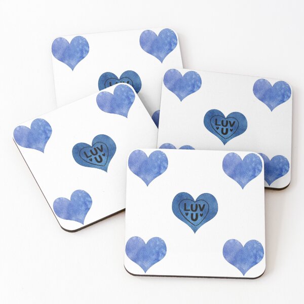 Item preview, LUV U Heart pattern designed and sold by ColorfulKorea.