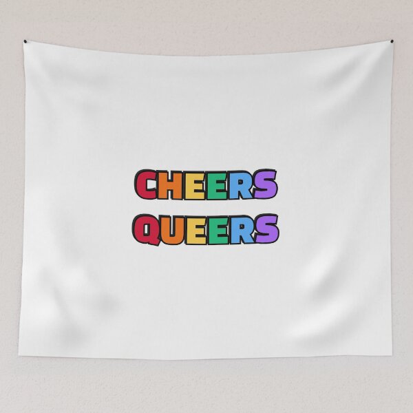 Item preview, Cheers Queers LGBTQ designed and sold by Inspirationmotivation.