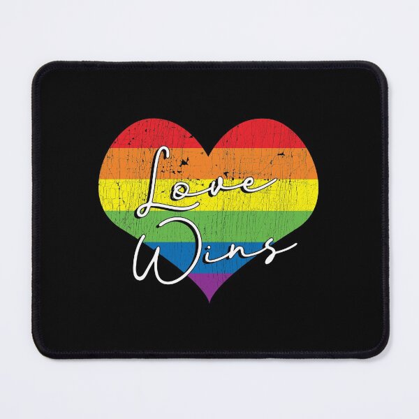 Item preview, Love Wins - Gay Rainbow Heart Gift product designed and sold by theodoros20.