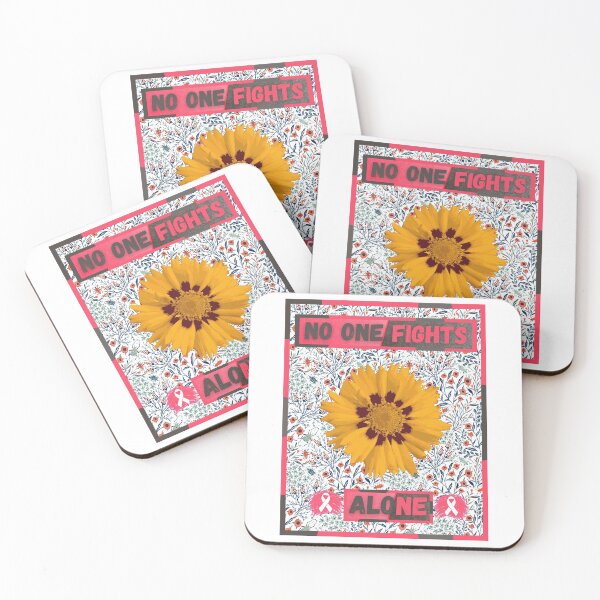 Item preview, No one fights alone - Colorful compositions, fight against cancer designed and sold by AdvanceDesign.