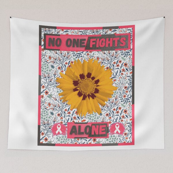 Item preview, No one fights alone - Colorful compositions, fight against cancer designed and sold by AdvanceDesign.