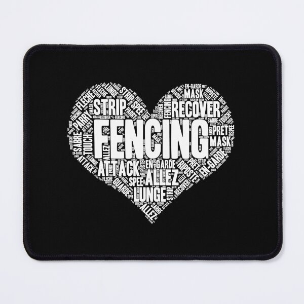 Item preview, Fencing Heart Saber Epee Fence Gift graphic designed and sold by theodoros20.
