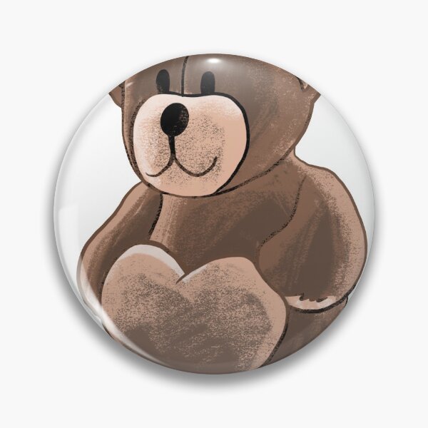 Item preview, Cute drawing bear toy with heart. designed and sold by Violonchella.