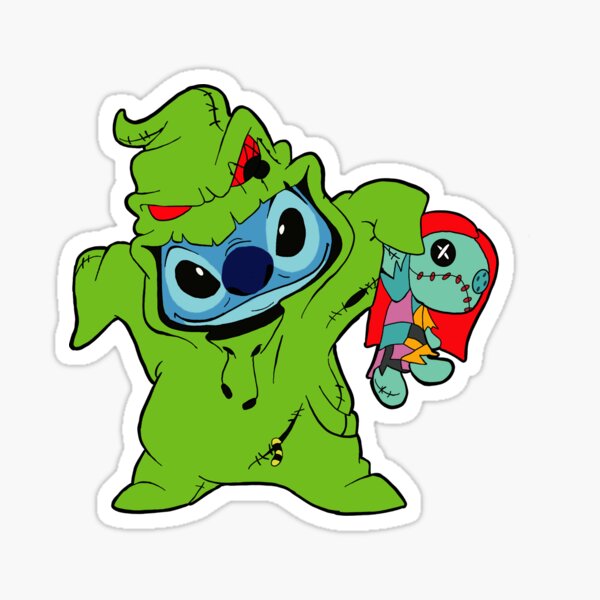 Stickers sur le thème Stitch Halloween