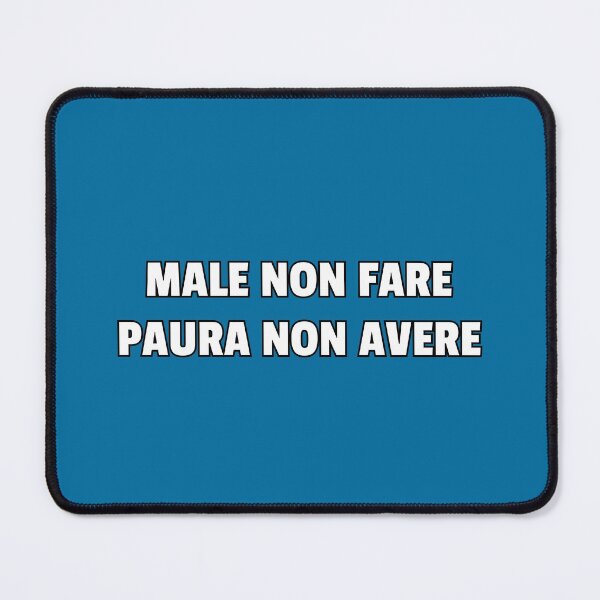 Item preview, Italian proverbs - Male non fare paura non avere designed and sold by Silviajones.
