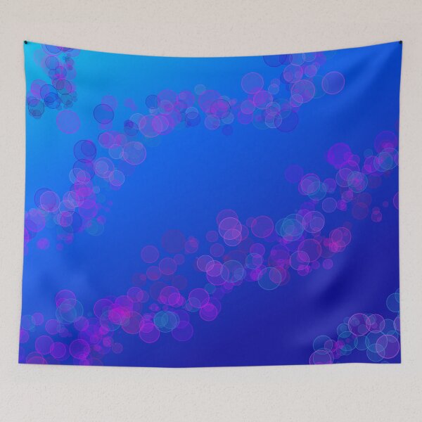 Item preview, Abstract Blue bubble design designed and sold by MystixJack.