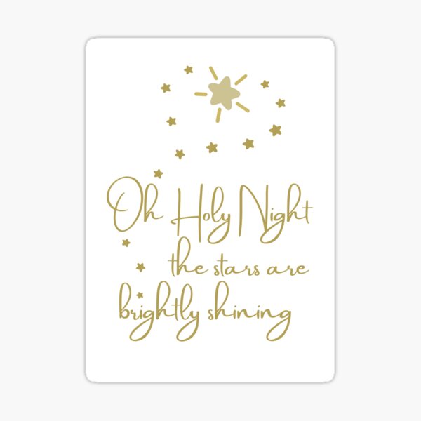 Item preview, Oh Holy Night - Religious Christmas Jesus Birth designed and sold by ViewerEqualsPhoton.