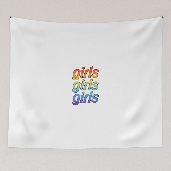 Item preview, Rainbow Flag Girls Girls Girls - FLETCHER designed and sold by jeminamarina.