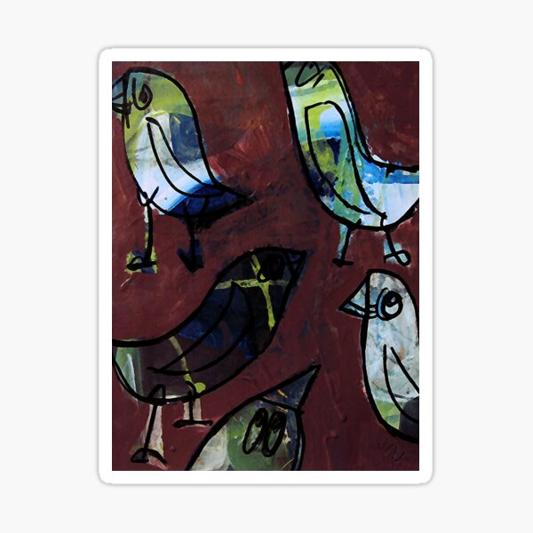 Item preview, Feathered Friends designed and sold by Janicke Johansen.