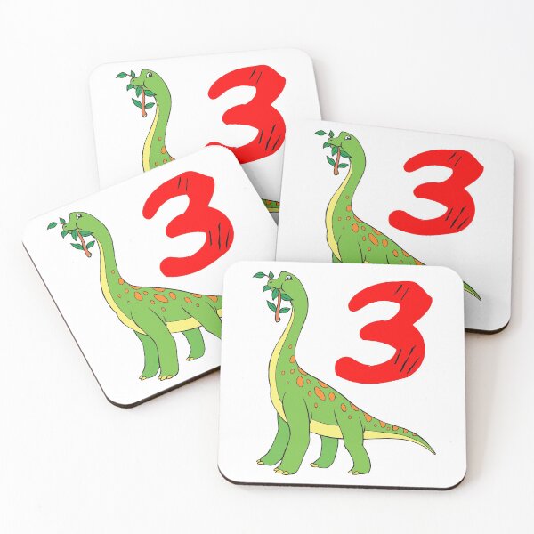 Item preview, Brachiosaurus Dinosaur 3rd Birthday Toddler Boy Dino 3 Years Old designed and sold by samshirts.