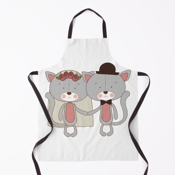 Item preview, Bride And Groom Wedding  Cats Stickers designed and sold by Stylish-choice.