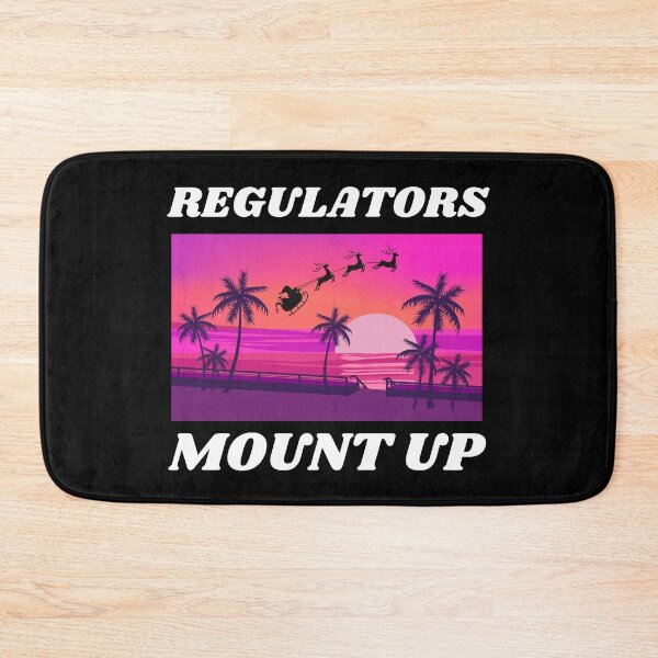 Item preview, Regulators Mount Up -Vintage Old School Tropical Holiday Funny Saying  designed and sold by Vibbin4Life33.