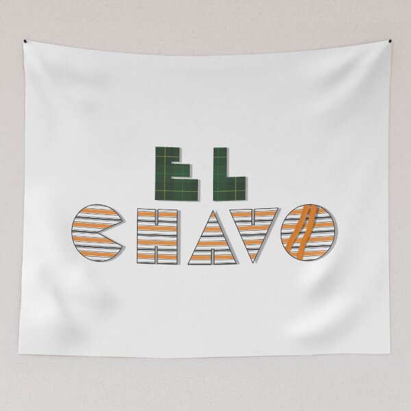 Item preview, El Chavo and his typography representing his clothes designed and sold by Nelson Osio Quintero.