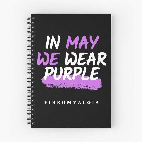 Item preview, In May we wear Purple-Fibromyalgia Awareness designed and sold by Oreo2020 Creations.