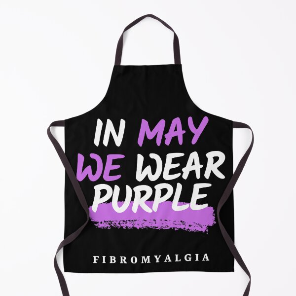 Item preview, In May we wear Purple-Fibromyalgia Awareness designed and sold by Oreo2020 Creations.