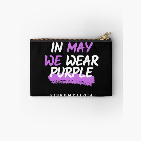 Item preview, In May we wear Purple-Fibromyalgia Awareness designed and sold by Oreo2020 Creations.