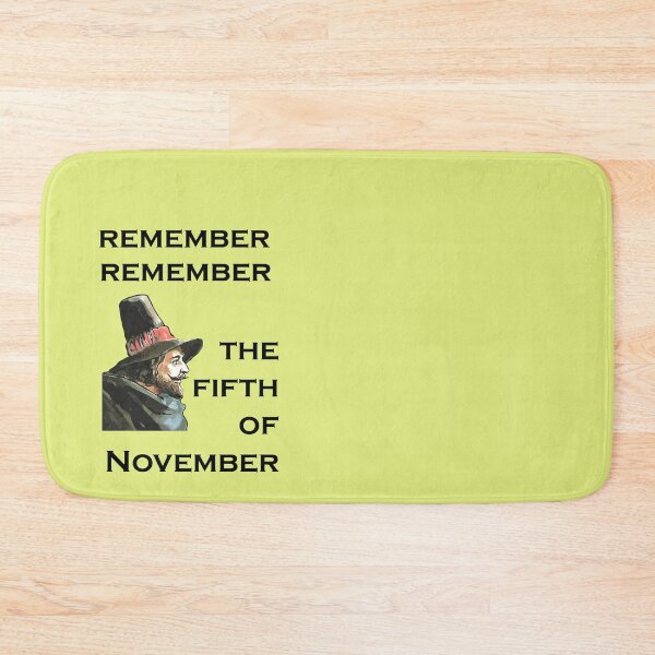 Item preview, Remember Remember The Fifth Of November Guy Fawkes Day designed and sold by taiche.