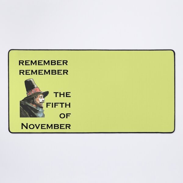 Item preview, Remember Remember The Fifth Of November Guy Fawkes Day designed and sold by taiche.