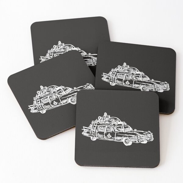 Item preview, Ghostbusters Ecto-1 Bad Line Fan Art designed and sold by WhatWhatDesigns.