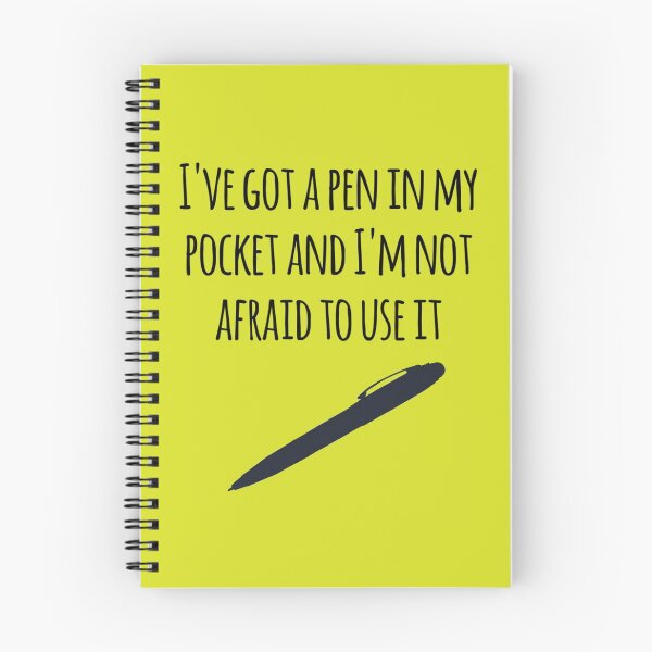 Item preview, I_ve got a pen in my pocket   designed and sold by fabricsbythesea.