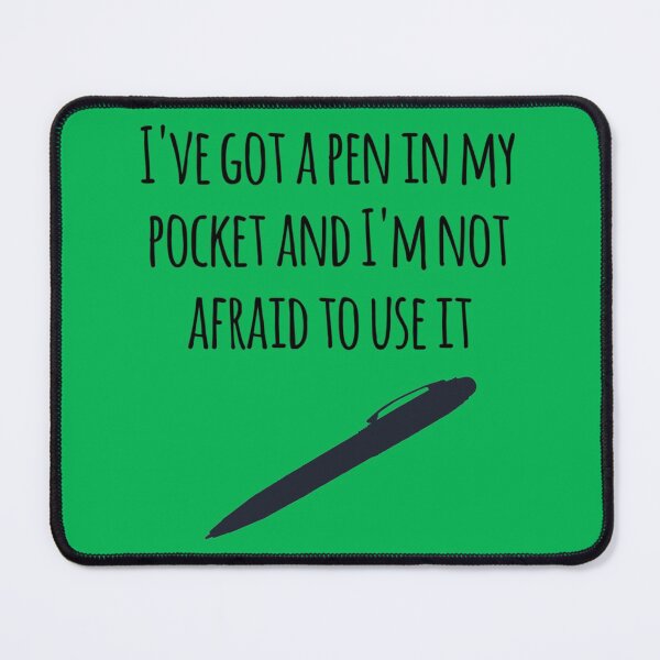 Item preview, I_ve got a pen in my pocket   designed and sold by fabricsbythesea.