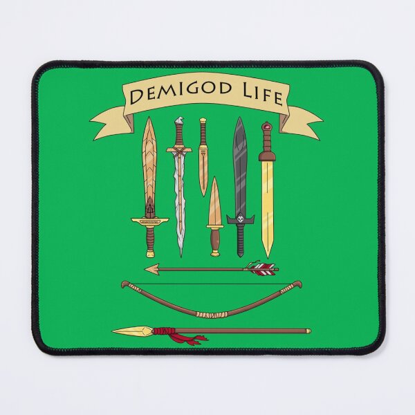 Item preview, Demigod Life Includes Weapons   designed and sold by fabricsbythesea.